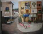 Kitchen Italian Cafe Mural
